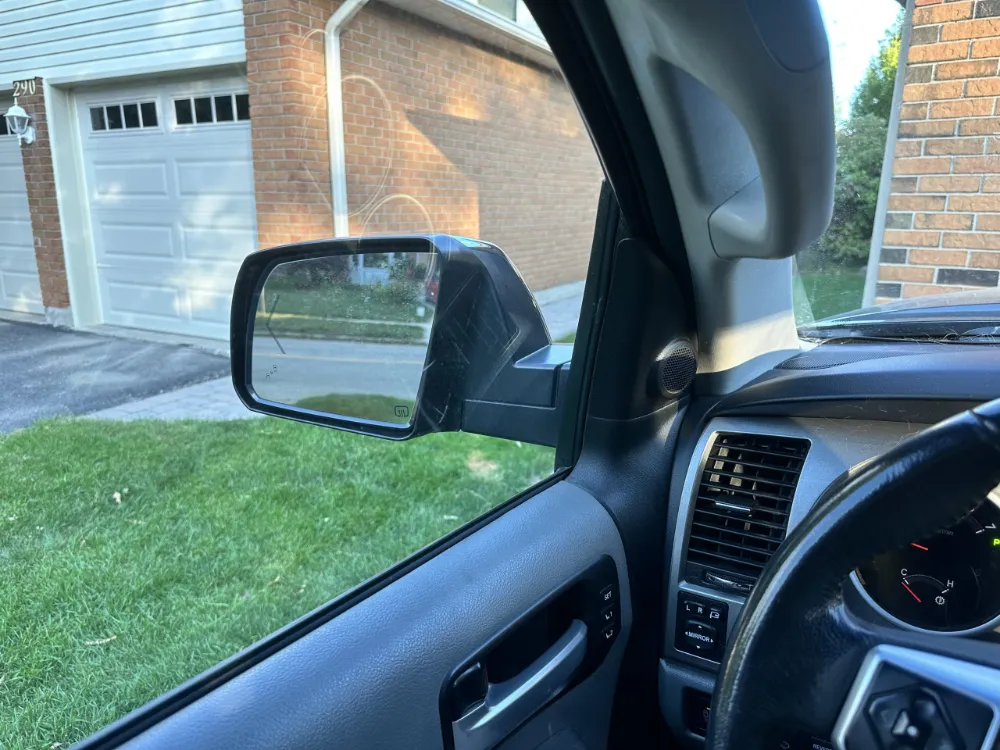 Side mirror without TempTint